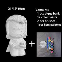 ราคา Rex TT Hero Character White Model DIY Coloring American Movie Character Model Piggy Bank Gifts (19082986036)