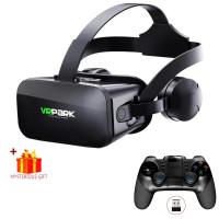 ราคา ชุดหูฟัง3D แว่น VR เสมือนจริงสมาร์ทโฟน หมวกกันน็อคสมาร์ทโฟนแว่นตาเลนส์หูฟังเกมมือถือเสมือนจริง (21170304021)