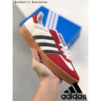 ราคา Adidas Originals Gazelle Indoor Vintage Slip Resistant Low Top Sneakers รองเท้าผ้าใบผู้ชาย รองเท้ากีฬา รองเท้าเทรนนิ่ง รองเท้าวิ่งเทรล รองเท้าผ้าใบสีขาว (21031122188)