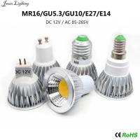ราคา โคมไฟฮาโลเจนสปอตไลท์ไฟ LED Jmax 9W 12W 15W MR16 E27 GU10 GU5 3โคมไฟอลูมิเนียมหลอดไฟ90W 120W 150W 12V DC 85 265V (20697902611)
