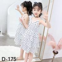 ราคา D175 ชุดเดรสสายเดี่ยว ผ้าชีฟอง เนื้อผ้าดี ไม่บาง แต่งระบาย เป็นชั้นๆ ช่วงอก เอว เป็นยางยืด ไม่อึดอัด (20521091012)