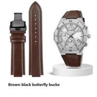 ราคา 卍 14MM Genuine Leather WatchBand For Casio Edifice EFB 680D 2A ECB 10D Cowhide Bulge Watch Strap Waterproof Breathable Men Bracelt (14538077387)
