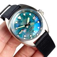 ราคา 20ATM โดมคู่ดำน้ำ AR ไพลิน Tandorio 36มม ลายทหารสีน้ำเงินหน้าปัด NH35A ขัดนาฬิกาสำหรับผู้ชายอัตโนมัติ (19729136331)