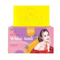 ราคา สบู่โสม ไวท์ออร่า สูตรใหม่ White Aura Ginseng Herbal Soap 160 กรัม (19675920062)