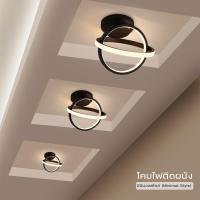ราคา โคมไฟติดเพดาน โคมไฟติดเพดาน LED ของตกแต่ง ติดตั้งง่าย เปลี่ยนสีได้ 3 สี โคมไฟห้องนั่งเล่น ห้องนอน รุ่นควบคุมด้วยสวิตซ์ ไม่มีรีโมท (13356691661)