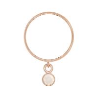 ราคา A CEMI Rose Quartz Drop Ring พลอยแท้ โรสควอตซ์ แหวนพลอยแท้ โรสควอตซ์ แหวนเงินแท้ ชุบทอง 18K โรสโกลว์ (9128177292)