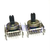 ราคา 161 type horizontal rotary potentiometer A10K two channel power amplifier audio volume potentiometer 6 feet handle length 10mm (19911310815)