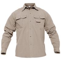 ราคา WOLFONROAD Mens Shirt Military Quick Dry Shirt Men Tactical Clothing Outdoor Camping Hiking Shirts Long Sleeve Removable Shirts (11800608355)