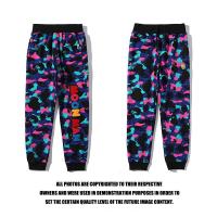 ราคา BAPE ผู้ชายผู้หญิง Sweatpants LongPants SHARK เสื้อซิปเต็มรูปแบบ Galaxy กางเกงเสื้อผ้า M 3XL (7875964068)