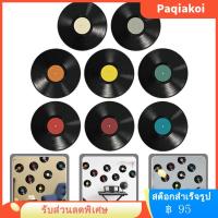 ราคา Paqiakoi 8PCS ไวนิลบันทึกผนังสติ๊กเกอร์ตกแต่งไวนิลบันทึกสติ๊กเกอร์ศิลปะไวนิลเรคคอร์ดเครื่องประดับผนังเครื่องประดับ (19758041939)