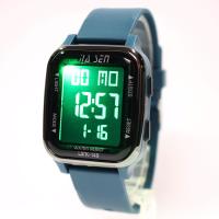 ราคา ใหม่ล่าสุด JUN นาฬิกาชาย หญิง เรือนและสายยางซิลิคอนเกรดAระบบQuartz digital กันน้ำ ปลุก จับเวลา ฟังก์ชันครบ (20759766829)