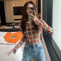 ราคา เสื้อซีทรู แขนยาว เสื้อกั๊กสั้น คอกลม บางบาง ใส่สบาย เสื้อครอปผ้าซีทรู ชุดใส่สงกรานต์ สไตล์เกาหลี (18750308727)