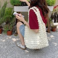 ราคา กระเป๋าสะพายไหล่ข้าง ผ้าร่ม ผ้าย่น สไตล์เกาหลีน่ารัก (15926605713)