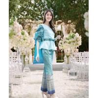 ราคา ชุดไทยประยุกต์ ชุดไทยกางเกง Pimpa ชุดไทยสวย ชุดไทยทันสมัย Thai Pants Sabai Thai กางเกงผ้าไทย ชุดลอยกระทง ชุดสงกรานต์ ชุดไทย Thai Costume แฟชั่นสตร (756480876)