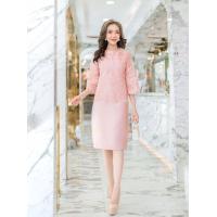 ราคา Dressyhappy ชุดเดรสออกงาน เดรสราตรีสั้น เดรสลูกไม้ปักทอเลื่อมหรูหราลายดอกไม้ กระโปรงเนื้อผ้าเรียบเนียนมันวาวมีไซส์สาวอวบ M 4XL (19503055245)