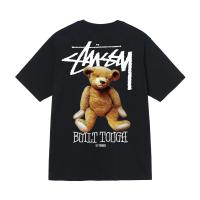 ราคา MEGEN STUSSY เสื้อยืดแขนสั้นแบบแข็งแบรนด์หมีสำหรับทั้งหญิงและชายน้ำขึ้นน้ำลงฤดูร้อน Stussy (18962441623)