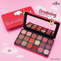 ราคา ODBO Dreaming Collection Eyeshadow 22g OD224 โอดีบีโอ อายแชโดว์ เนื้อแมท เนื้อชิมเมอร์ (17433279595)
