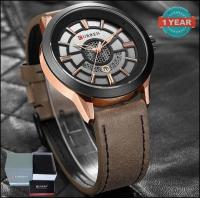 ราคา Curren นาฬิกาข้อมือผู้ชาย แท้ 100 สปอร์ตหรูหราแบบสุด แสดงวันที่ สายหนังทนทาน รุ่น C8330 พร้อมกล่องนาฬิกา CURREN (1476744231)