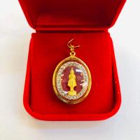 ราคา จี้พระประจำวันเกิด ล้อมเพชร พื้นใส สำหรับสร้อย2สลึง 1บาท เลี่ยมทองคำแท้90 กันน้ำมีใบรับประกัน (20922576451)