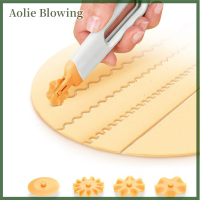 ราคา Aolie เครื่องตัดวงกลมแป้งโดลูกกลิ้งคุกกี้บิสกิตทรงลูกกลิ้งตัดใบมีดเป็นของขวัญสำหรับบาร์รับประทานอาหารอุปกรณ์อุปกรณ์อบขนม (20800254047)
