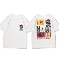 ราคา ซูเปอร์มาริโอร่วมเสื้อผ้าเสื้อผ้าฤดูร้อนแขนสั้นผ้าฝ้ายคอกลมเสื้อยืดชายเสื้อผ้ามาริโอ้ (20366034481)
