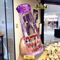 ราคา แก้วน้ำ กระบอกน้ำ แก้วน้ำคริสตัลมีฝาปิด ความจุ450 ML (17443126966)
