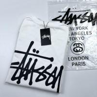 ราคา Stussy stussy short sleeved 2023 new summer loose ins simple student cotton t shirt boys t shirt (20192342933)