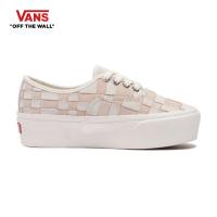 ราคา VANS AUTHENTIC STACKFORM WOVEN CHECK WHITE PINK รองเท้า ผ้าใบ VANS ชาย หญิง (17658613465)