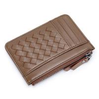 ราคา กระเป๋าสตางค์ใส่บัตรกษัตริย์อัจฉริยะสำหรับผู้ชายหนังแกะแฟชั่นสำหรับผู้หญิง Kintting บางเหรียญกระเป๋าซิป8891 (19429989425)