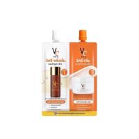 ราคา ของแท้ เซรั่ม วิตซีทู VIT C TWO ครีมซองน้องฉัตร 2 in 1 วิตซีพรีเซรั่ม วิตซีครีม ขนาด 8 กรัม (19743390981)