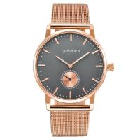 ราคา 卐 Carreton mens watch new stainless steel mesh belt womens watch ultra thin neutral quartz watch 6988 (16936769008)