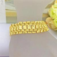 ราคา จัดส่งรวดเร็ว เครื่องเป่าลมถังสุดหรูสร้อยข้อมือทอง24K สำหรับผู้ชายแฟชั่นคนกำไลข้อมือสำหรับผู้ชายสร้อยข้อมือชุบทองถังโซ่ไมอามี่คิวบาสร้อยข้อมือผู้ชายของแท้ (20164085105)