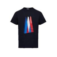 ราคา เสื้อยืดแขนสั้น ผ้าฝ้าย พิมพ์ลาย Moncler Mengkou แฟชั่นฤดูใบไม้ผลิ และฤดูร้อน สําหรับผู้ชาย (20530885242)