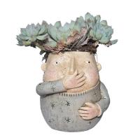 ราคา Face Planter Pots Unique Flower Arrangement Pot Boy Girl Holding Nose Sculpture Face Flower Pot Cute Resin Cactus Planters DIY Succulent Plant Pot for Home elegant (20804642543)