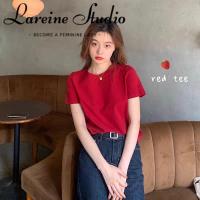 ราคา Stock WomenS Fashion T Shirt Round Neck Short Sleeve Top Casual Style Large Size T Shirt Women Popular (20880383934)