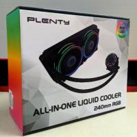 ราคา ชุดน้ำ ปิด 2 ตอน ไฟ RGB LED PLENTY Liquid Cooler 240mm รองรับ cpu intel และ amd (3903462428)