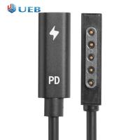 ราคา สายเคเบิลอะแดปเตอร์ USB C หญิงชาร์จเร็ว65W PD สำหรับ Microsoft Surface Pro 2 (15337751763)