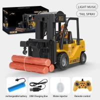 ราคา 1 24 9CH RC Bulldozer รถบรรทุก Crawler ประเภทโลหะผสมพลั่ววิศวกรรม Forklift Excavator ของเล่นเด็กของขวัญเด็ก (21170092308)