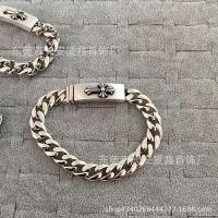 ราคา สร้อยข้อมือรูปเรือสมอเรือสมอเรือแบบหนาและบางลายขวางดอกไม้ Eido80ทำมือสำหรับทั้งหญิงและชายฮิปฮอปแฟชั่น (20590062352)