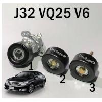 ราคา ลูกลอกตั้งสายพานหน้าเครื่อง แอร์ นิสสันเทียน่า NISSAN TEANA ปี 2009 2012 J32 2 5 L VQ25 V6 AT 1 ชุด 3 ชิ้น GATES OEM แท้ ENSIONER ASSY AUTO (4370858046)
