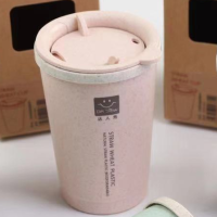 ราคา เเก้วน้ำ แก้วใส่น้ำ 350ml และ280ml วัสดุทำจากฟางข้าวสาลี CH0388 (1844570174)