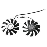ราคา HA8010H12F Z 75MM 2Pin GTX1050Ti GPU Cooler DUAL Fan for MSI Geforce GTX 1050Ti GTX 1050 Ti 4GT OC (20133727667)