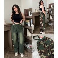 ราคา กางเกงยีนส์ทรงกระบอก ลายทหาร เเต่งสายคาดเอว (19224807259)