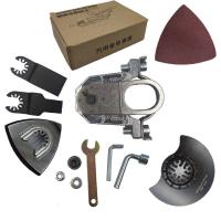 ราคา Universal Angle Grinder Adapter Saw Blades with Sandpaper and Triangular Sanding Pad Oscillating Multi Tool Kit (19228350675)