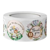 ราคา Cute Thank You Stickers Cute Animals Stickers with Bright Colors Kids Theme Party Favors for Desktop Suitcase Gift Box Envelope Cards Candy Bag enjoyment (20482878863)