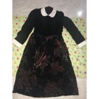 ราคา สินค้ามือสอง ชุดกำมะหยี่ อก 32 34 ผ้าดีมาก แขนยาวกำมะหยี่ ชุดเดรสแขนยาวกำมะ (18502516647)