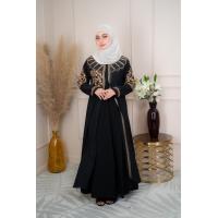 ราคา ชุดอาบาย่างานปัก สีดำเรียบหรู ผ่าหน้า สไตล์สาวดูไบ สินค้านำเข้าจากอินโดนีเซีย ชุดเดรสออกงานอิสลามหรือรับแขกผู้ใหญ่ IL78 (19322664708)
