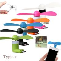 ราคา Type C Portable Fan Cell Phone Mini Electric Fan Cooling Cooler (16486370550)