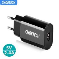 ราคา CHOETECH อแดปเตอร์ หัวชาร์จ หัวชาร์จแบต Travel USB Charger 12W Mobile Phone Wall Charger Adapter For iPhone XS XR Charging For Huawi Xiaomi mi 8 For Samsung S9 (974866376)