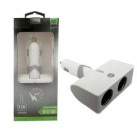 ราคา BKK AUTO ช่องเสียบที่ชาร์จแบตในรถยนต์ มีช่อง usb 2 port output 2 1 A และช่องเพิ่มที่จุดบุหรี่ในรถยนต์ 2 ช่อง สามารถพับปรับได้ (11788657871)